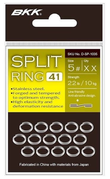 BKK Split Ring-41 No:5 Halka 18 Adet 14kg Çeker