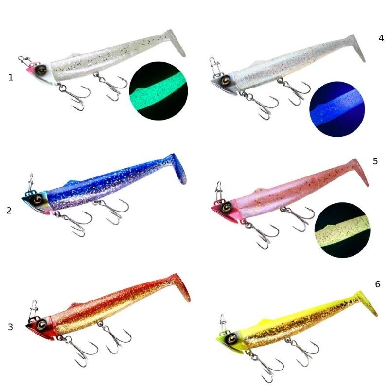 Hayabusa FS 443 Frilly Shad Silikon 40gr Shore Jig Suni Yem 6