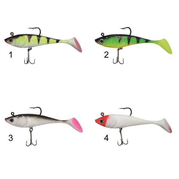 Captain 3544 Crazy Zander Uv Paint 12cm Turna Silikonu Suni Balık