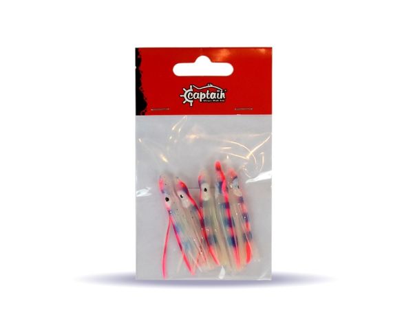 Captain 3593 Octopus Pride 5cm Ahtapot Sübye 5'li Paket Suni Yem 086