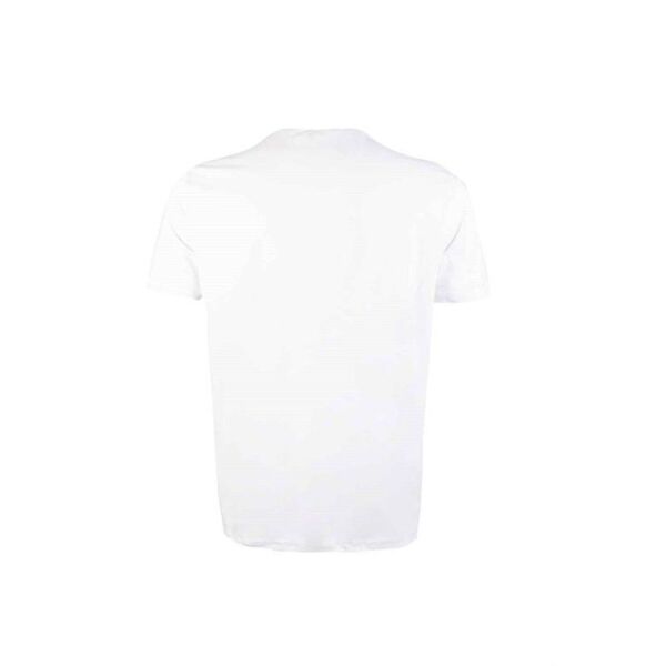 VAV Baseti-02 Yuv. Yaka Tişört Beyaz Balık D.