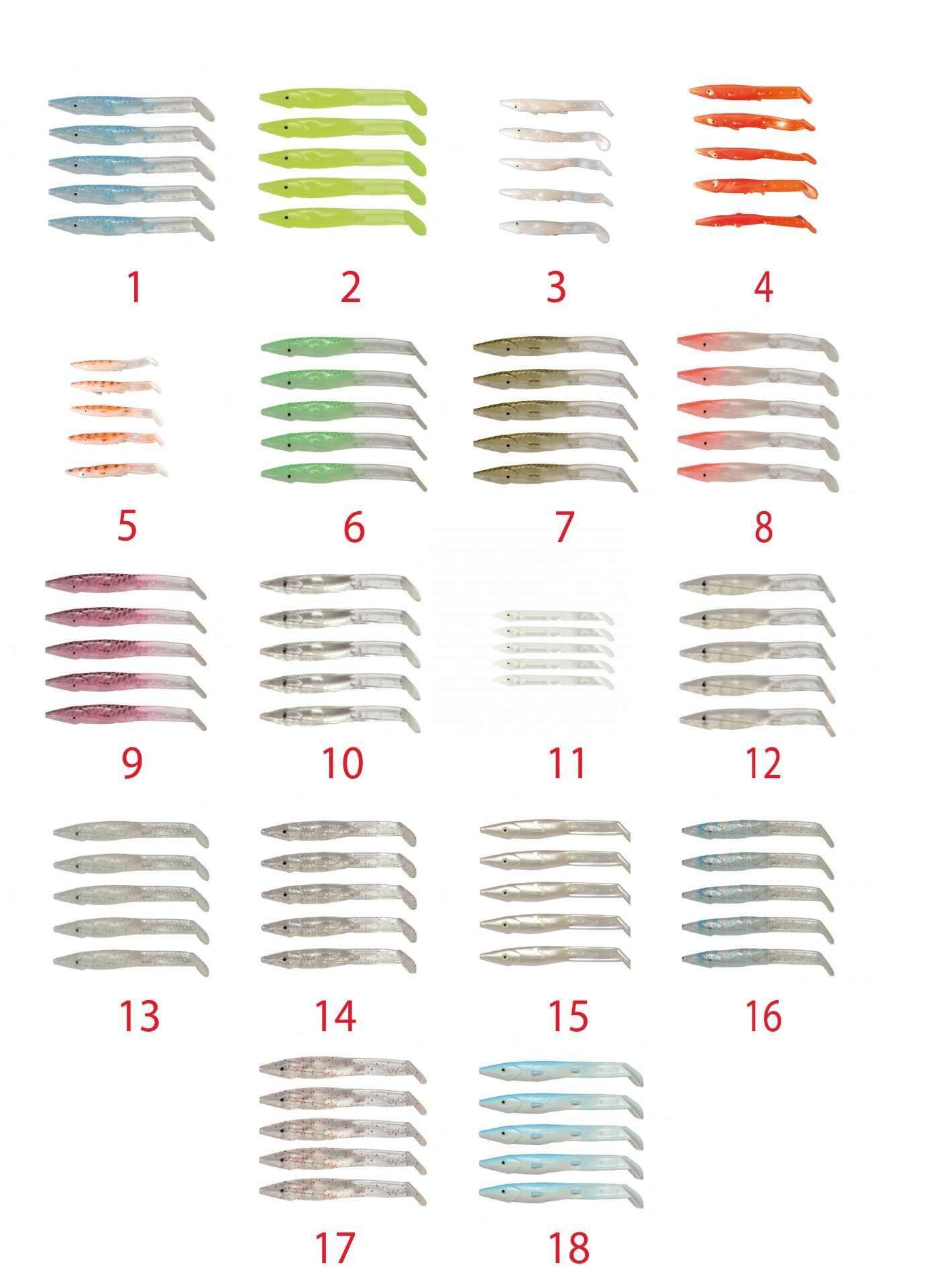 Captain 3597 Elegant 75cm Silikon Zargana 5li Paket Suni Yem