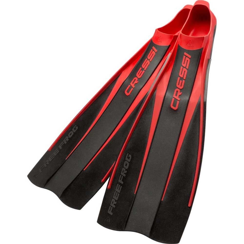 Cressi Free Frog Dalış Paleti SİYAH - KIRMIZI - 37 - 38
