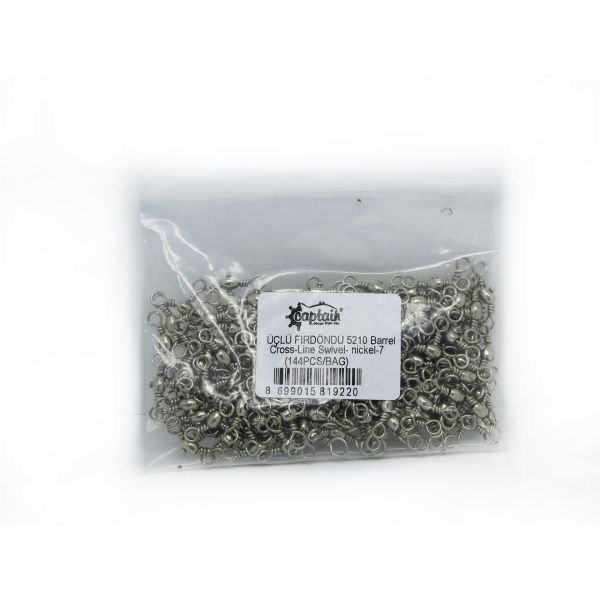 Captain 5210 Üçlü Fırdöndü 144'lü Paket Nikel 9