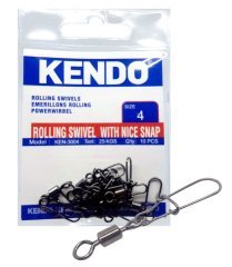 Kendo Rolling Swivel With Nice Snap 10 10pcs