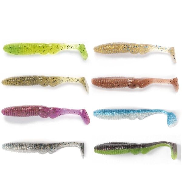 Lucky John Mr. Greedy 3'' (7.62 cm) 7P Silikon Yem T05
