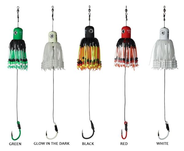 MADCAT A-Static Adjustable Clonk Teaser 33cm 8/0 100gr Sahte Balık Glow In The Dark