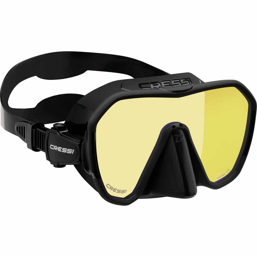 Cressi Z2 Dalış Maskesi BLACK-YELLOW-BLUE LENS