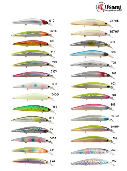 Usami Saroo 110S-SR 21.3G Maket Balık Renk:303G
