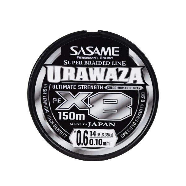 SASAME URAWAZA X8 150M, ROMANCE GRAY İP MİSİNA