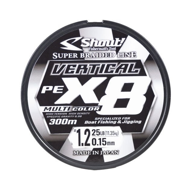 SHOUT VERTICAL X8 300M, MULTI COLOR İP MİSİNA