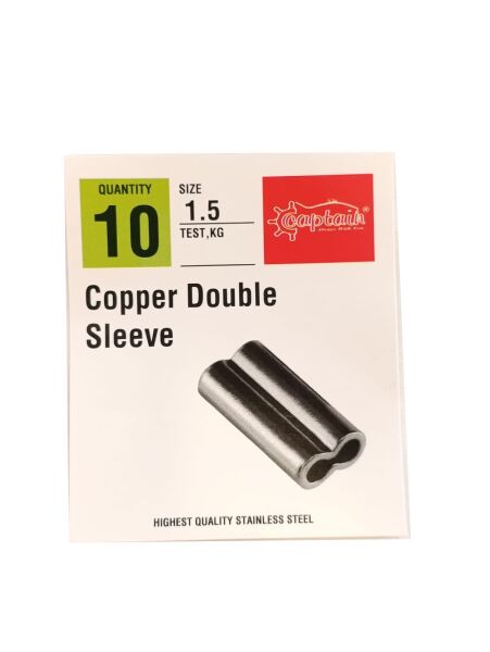 Captain 5130 Çelik Tel Sıkıştırma Burcu Double 10'lu Paket Black Nikel 1.9x3.8