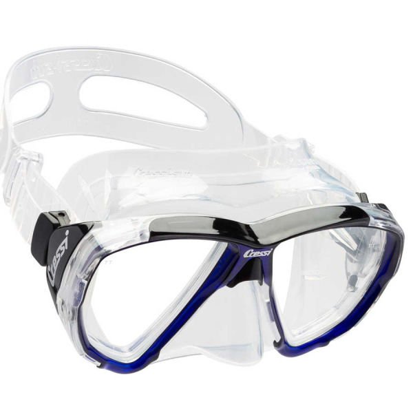 Cressi Big Eyes Dalış Maskesi CLEAR-BLUE