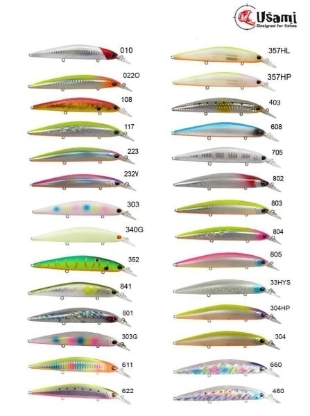 Usami Saroo 110S-SR 21.3G Maket Balık Renk:660