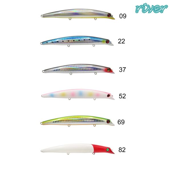 River Bass Professor 135F 13.5cm 22Gr 0.2-0.7mt 37
