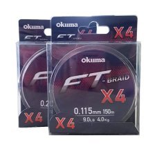 Okuma Ft-*4 Braided Line 150 mt Grey Örgü İp 0,280mm