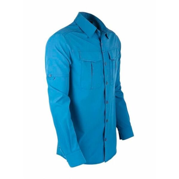 VAV Uzun Kol Gömlek Tacflex-02 Mavi - XXL