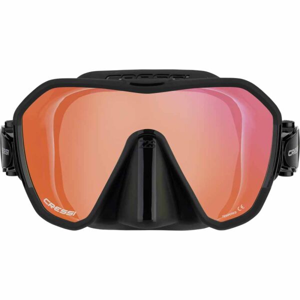 Cressi Z2S Dalış Maskesi BLACK/BLUE/ORANGE LENS