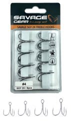 Savage Gear SGY 2X Trebles 8 Adet İğne #5