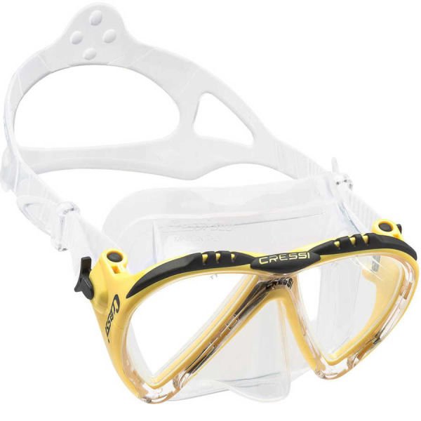Cressi Lince Dalış Maskesi CLEAR-YELLOW