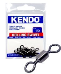 Kendo Rolling Swivel 4/0  5pcs