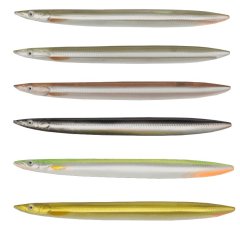 Savage gear B-SG Line Thru Sandeel 125mm 19g Sahte Balık Sandeel Ghost
