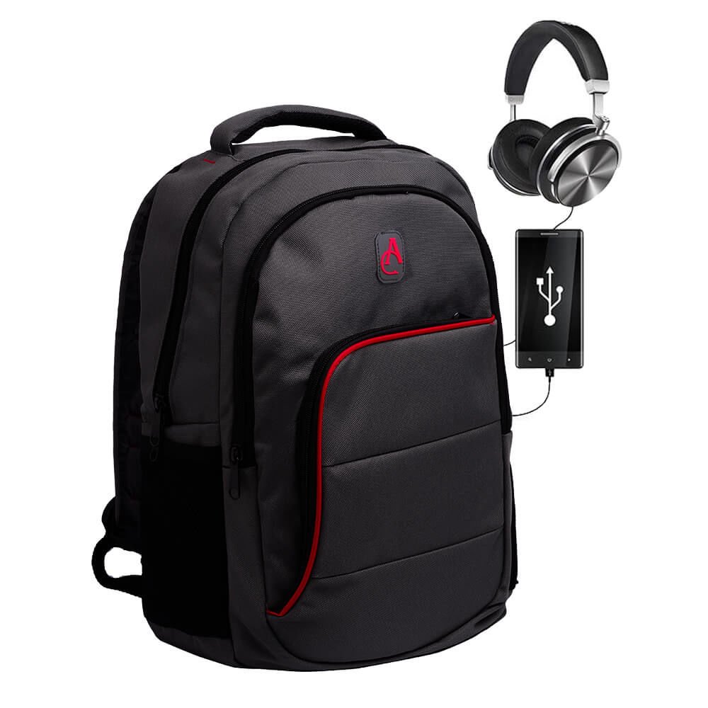 Albastar ProTech 3 Akıllı Sırt Çantası - Smart Bag SİYAH