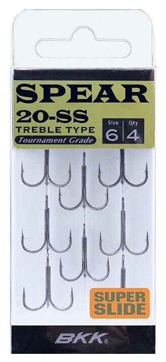 BKK Spear-20 SS Üçlü Olta İğnesi 10 8 Pcs