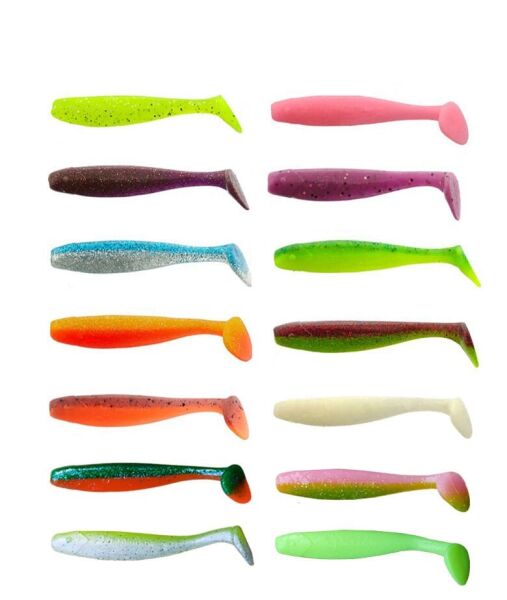 Lucky John Minnow 2.2'' (5.59 cm) 10P Silikon Yem 071