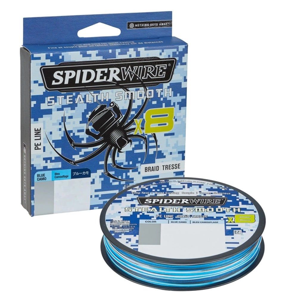 Spider Wire Stealth Smooth8 x8 Pe Braid 300m Blue Camo Örgü İp 0.14mm