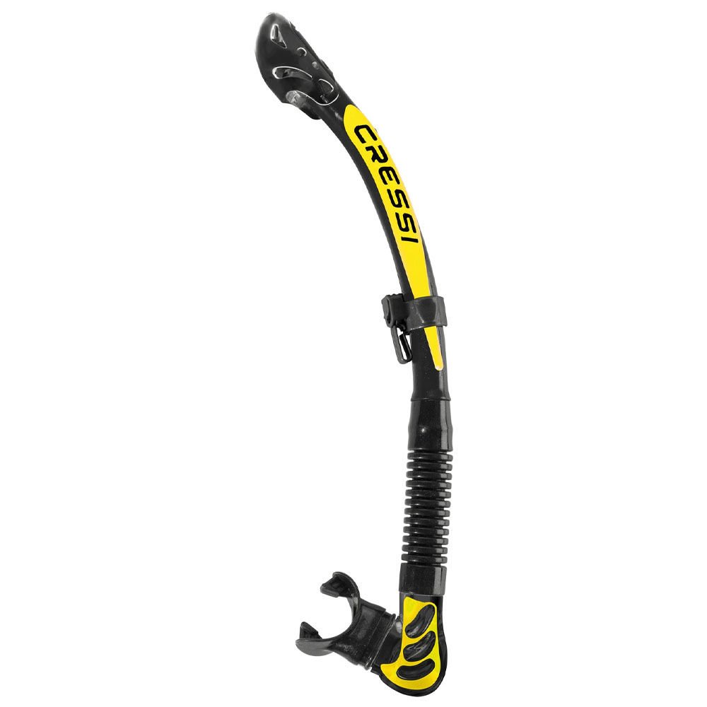 Cressi Alpha Ultra Dry Şnorkel BLACK-YELLOW
