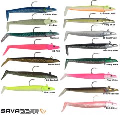 Savage gear Sandeel 12.5 cm 23 gr 2+1 Adet Sahte Balık Pink