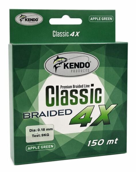 Kendo Classic 4X 150m Apple Green Örgü İp