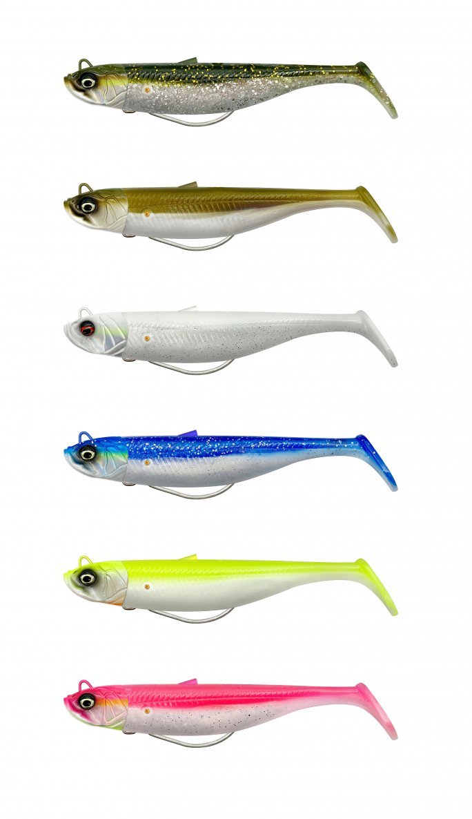 Savage Gear Savage Minnow Weedless 10 cm 16 gr 2+1 Blue Pearl Silver