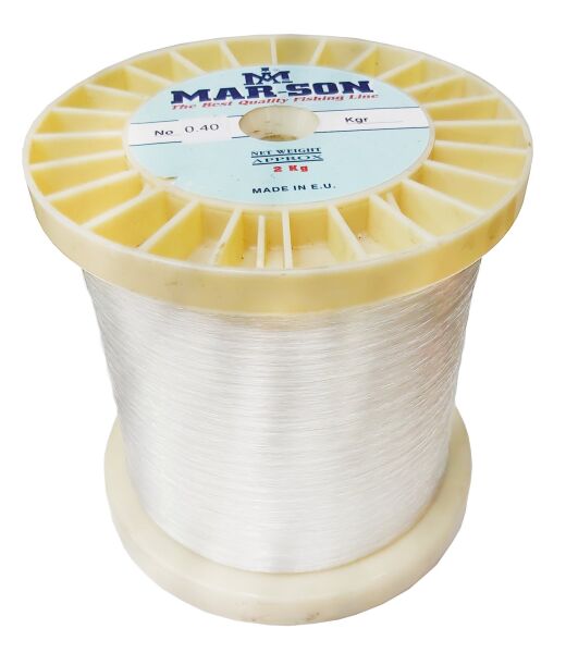 MarSon Bobin Misina 2Kg Şeffaf 0.40 MM