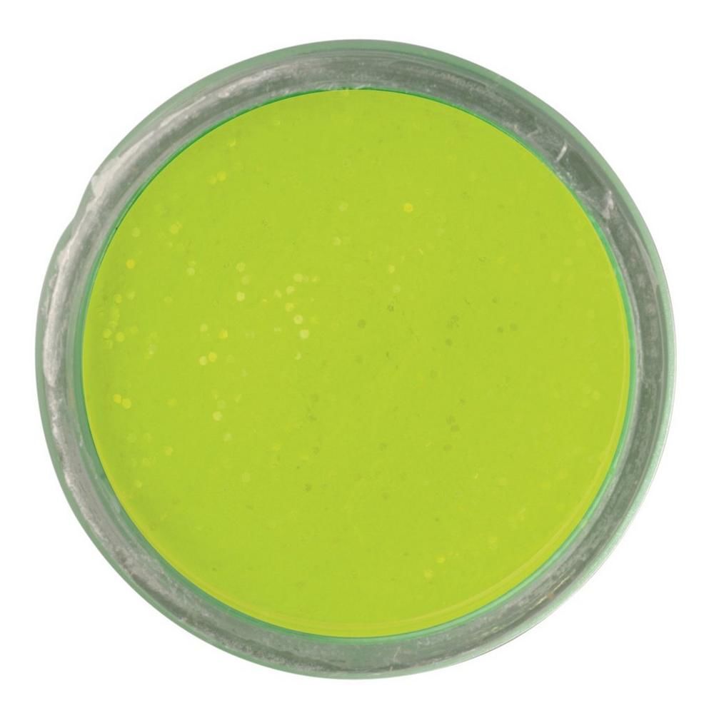 Berkley Powerbait Natural Glitter Trout Bait Crustacea Sahte Yemi CHARTREUSE - 50 GR
