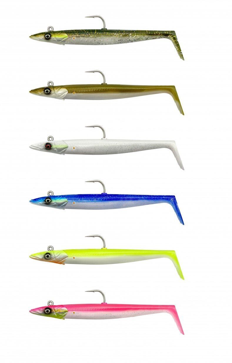 Savage Gear Sandeel V2 18 cm 86 gr 2+1 White Pearl Silver