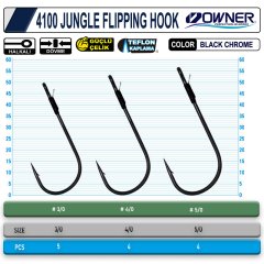 OWNER 4100 JUNGLE FLIPPING HOOK