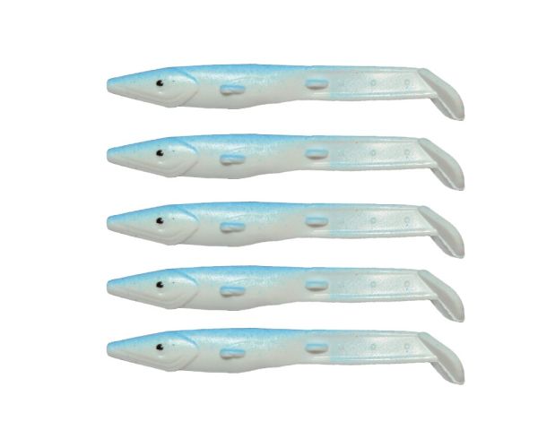 Captain 3597 Elegant 7.5cm Silikon Zargana 5'li Paket Suni Yem 18