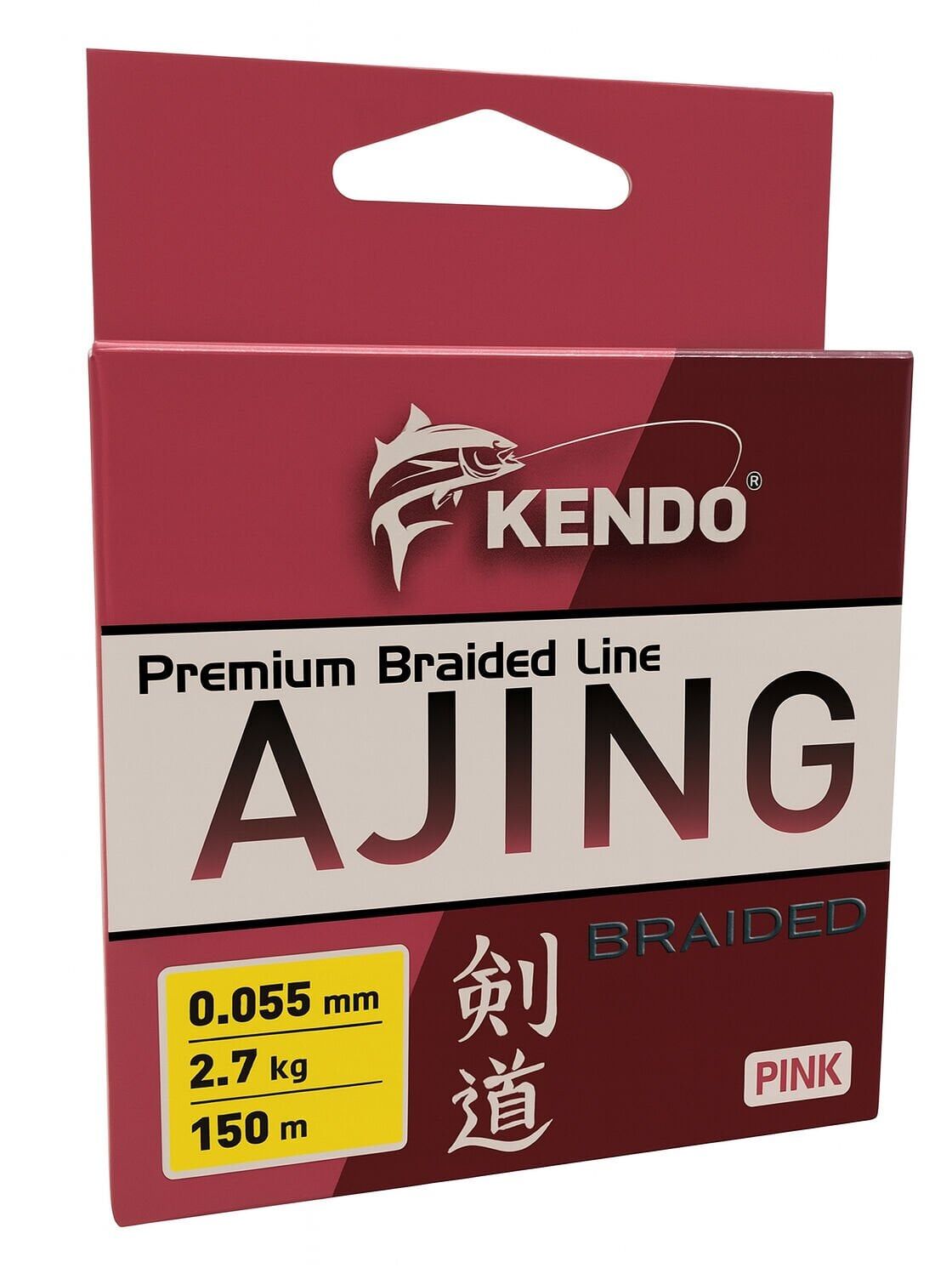 Kendo Ajing Premium Braided Line Pink 150m Örgü İp 0.055mm