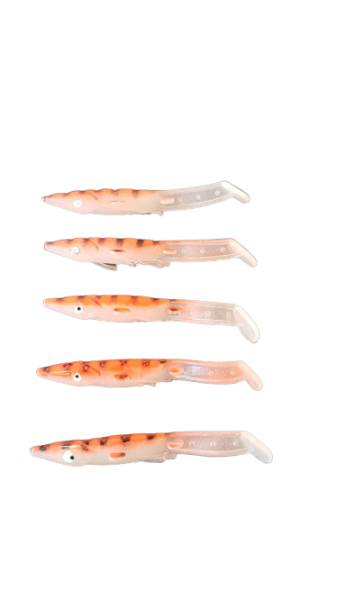 Captain 3597 Elegant 7.5cm Silikon Zargana 5'li Paket Suni Yem 05