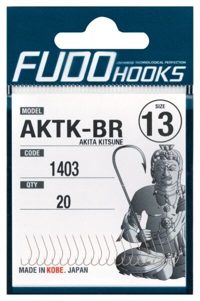 Fudo 1401 Akita Kitsune Black Nikel İğne 10