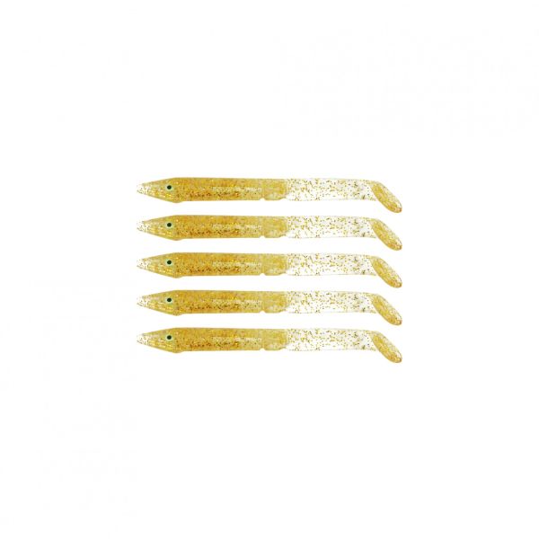 Captain 3598 Elegant 10cm Silikon Zargana 5'li Paket Suni Yem 10