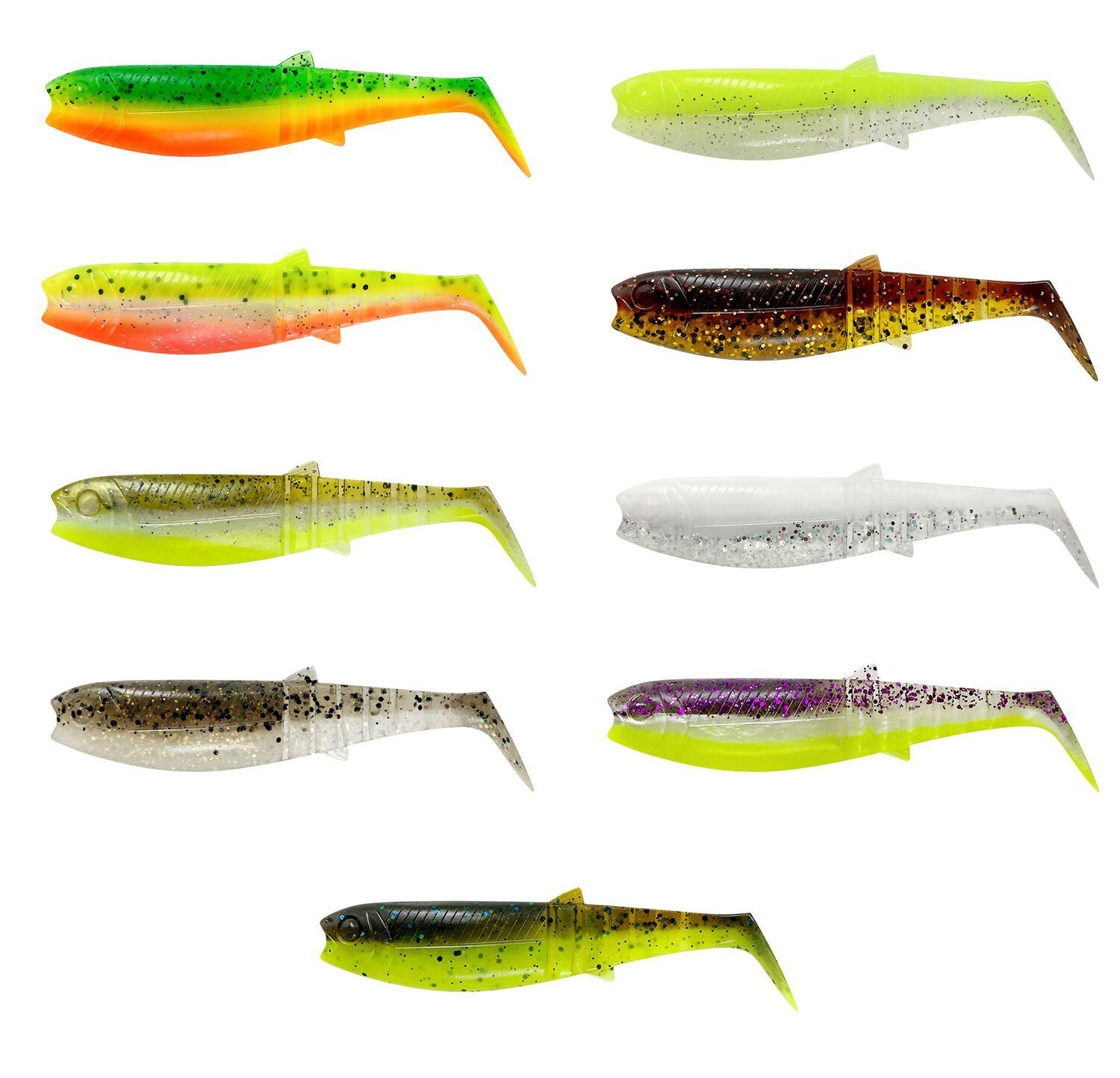 Savage Gear Cannibal Shad 12.5cm 20gr Sahte Balık Firecracker