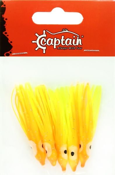 Captain 3593 Octopus Pride 5cm Ahtapot Sübye 5'li Paket Suni Yem 063