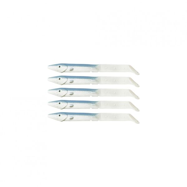 Captain 3598 Elegant 10cm Silikon Zargana 5'li Paket Suni Yem 18