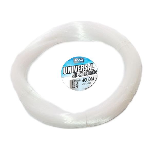 Asso Universal Çile 4.000mt Monofilament Misina Beyaz 0.30 mm