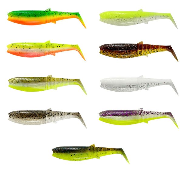 Savage Gear Cannibal Shad 12.5cm 20gr Sahte Balık White Flash