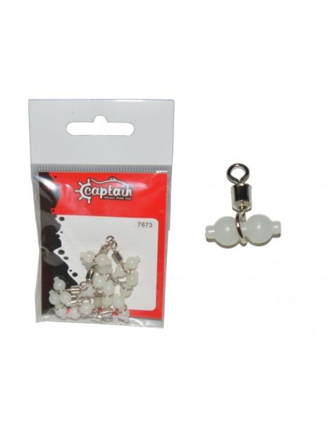 Captain Çift Boncuklu Hazır Takım Fırdöndüsü 10'lu Paket L