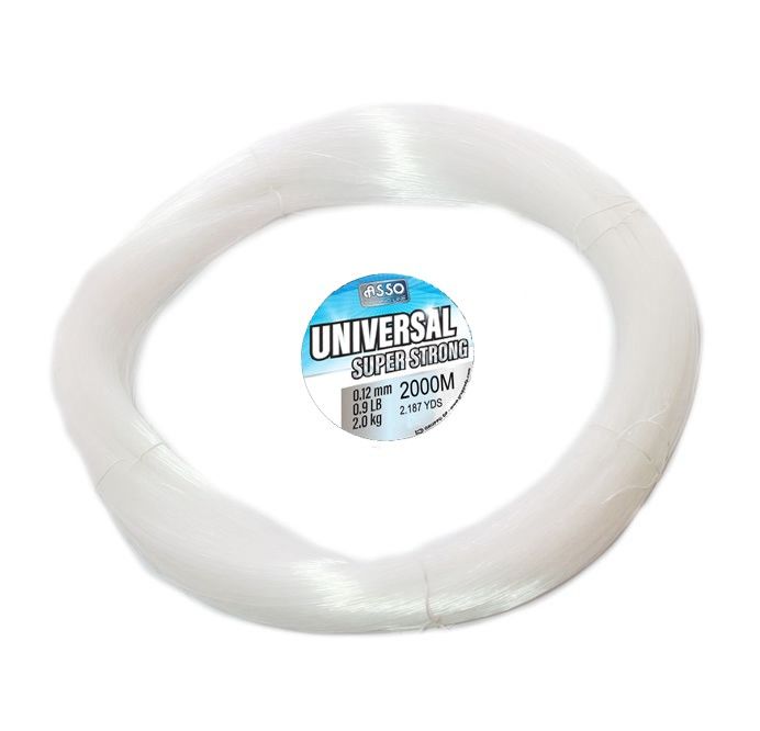 Asso Universal Çile 2.000mt Monofilament Misina Beyaz 0.40 mm